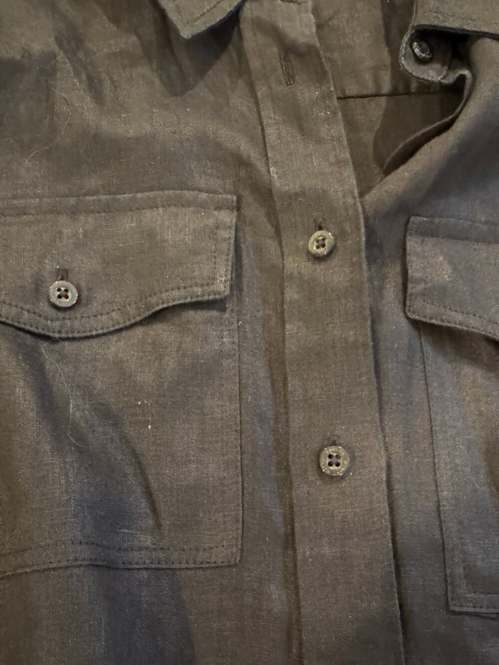 NWOT Ralph Lauren 100% Linen Shirt XS - Picture 7 of 11